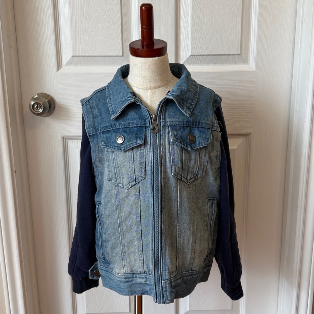 Urban Republic Jean Jacket Choice Hood Jean Jacket Youth Kids Size 7